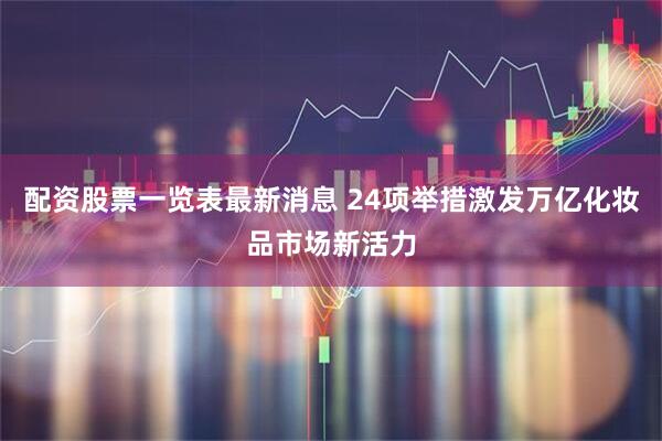 配资股票一览表最新消息 24项举措激发万亿化妆品市场新活力